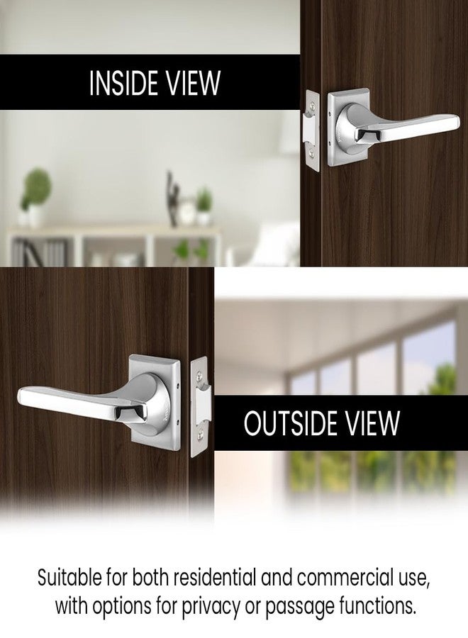 Link Zenith Mortise Lock |for Bathroom & Balcony Door in Home/Office/Hotel | Heavy Duty Handle Set with 3 Keys |SS Finish|2 Years Warranty - Image 3